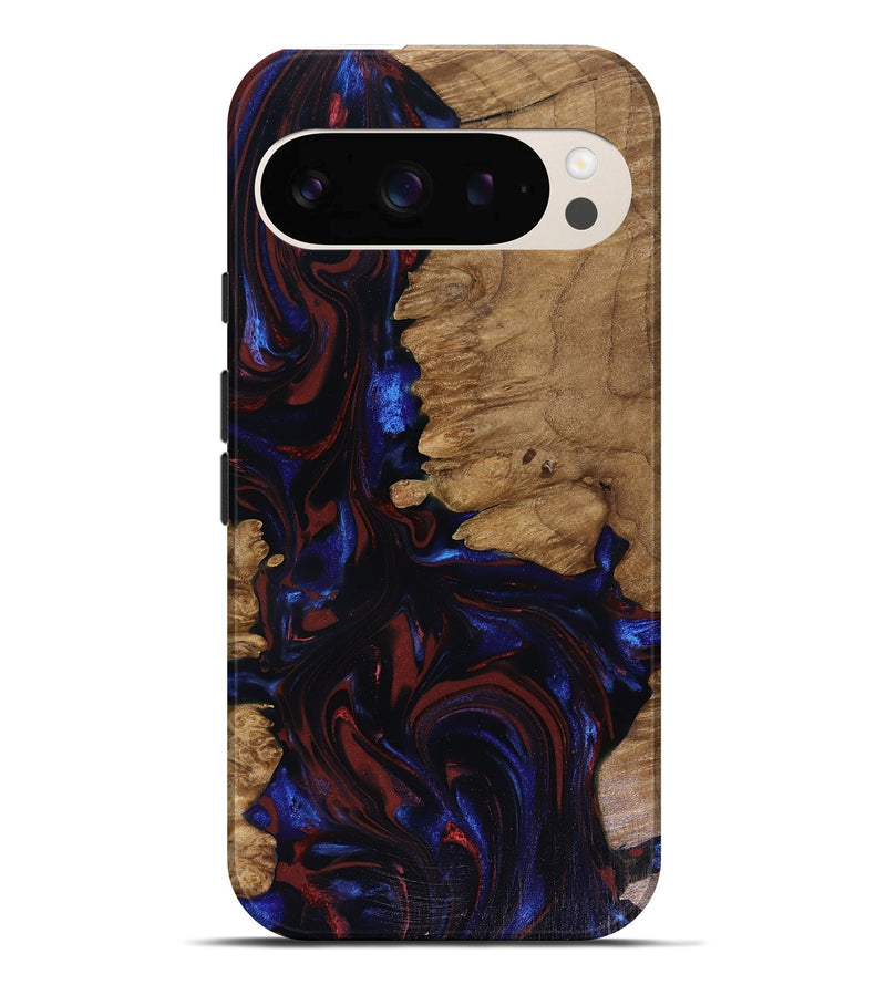 Pixel 10 Pro XL Wood Live Edge Phone Case - Peyton (Red, 817940)