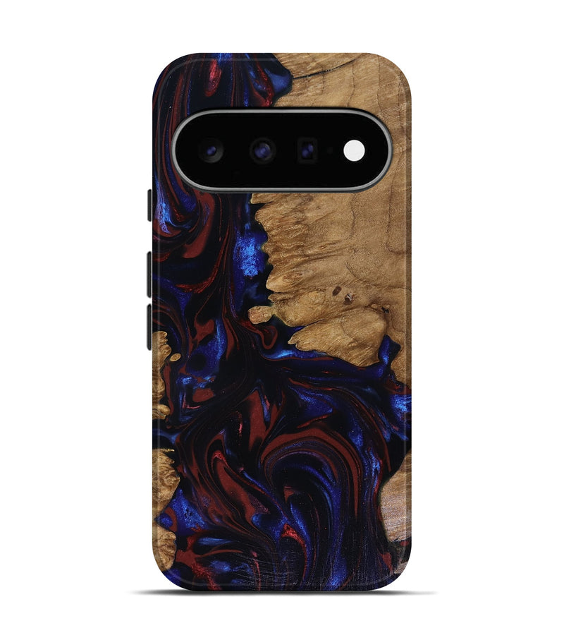 Pixel 11 Wood Live Edge Phone Case - Peyton (Red, 817940)
