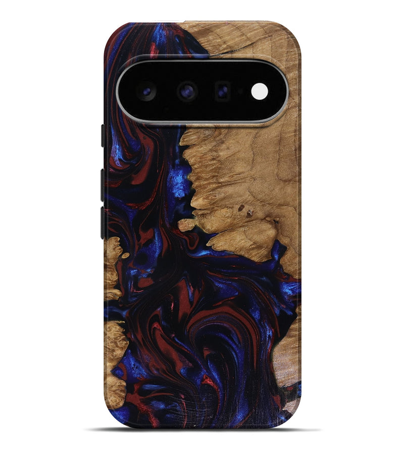 Pixel 11 Pro XL Wood Live Edge Phone Case - Peyton (Red, 817940)