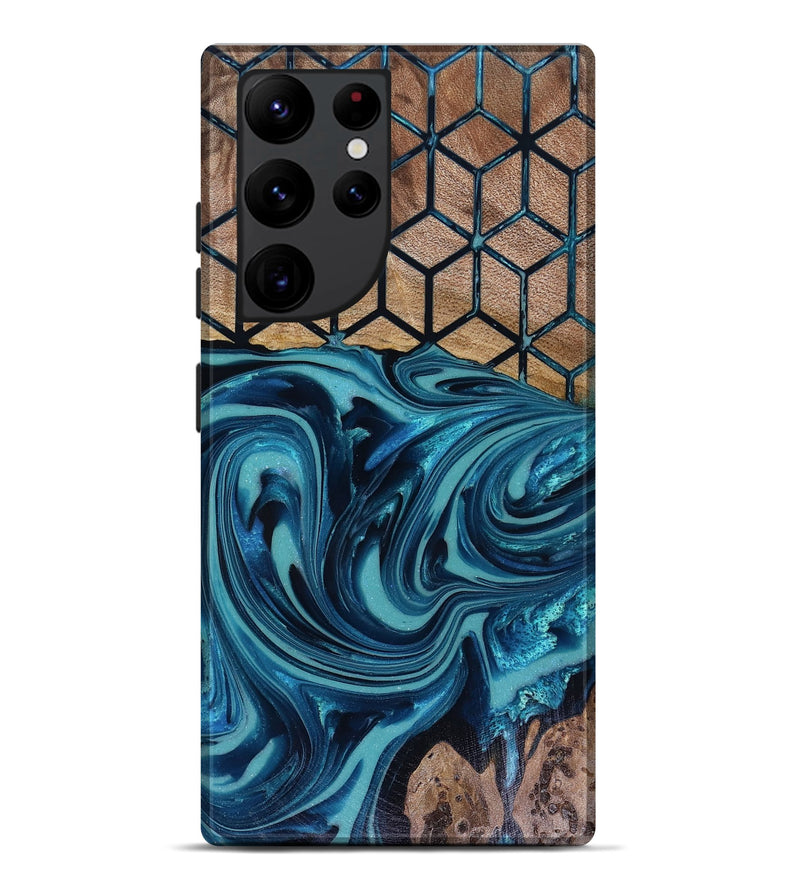 Galaxy S22 Ultra Wood Live Edge Phone Case - Matheo (Pattern, 817942)