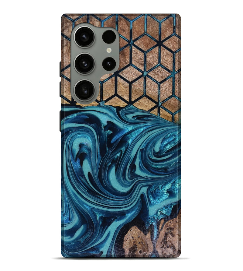 Galaxy S24 Ultra Wood Live Edge Phone Case - Matheo (Pattern, 817942)