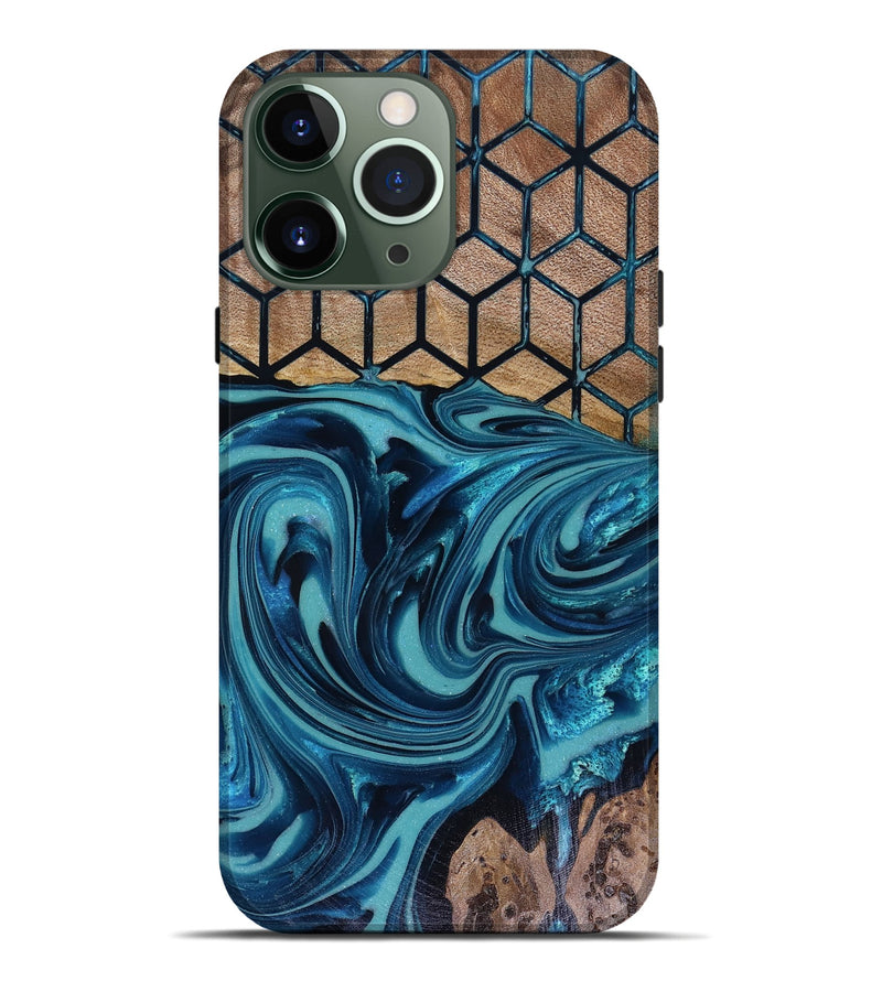 iPhone 13 Pro Max Wood Live Edge Phone Case - Matheo (Pattern, 817942)