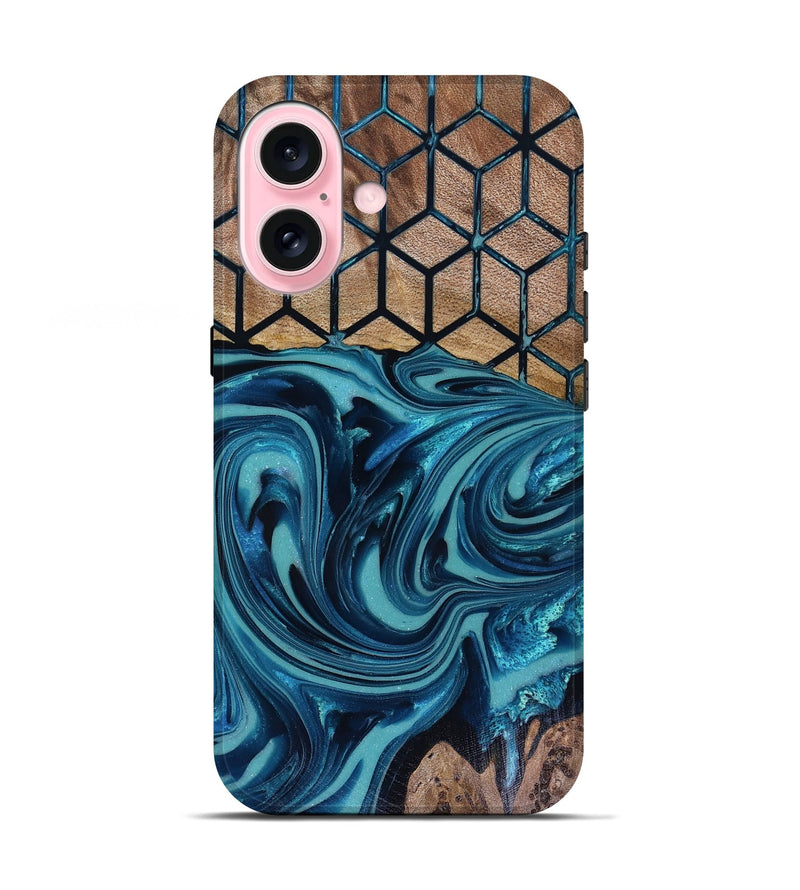 iPhone 17 Wood Live Edge Phone Case - Matheo (Pattern, 817942)