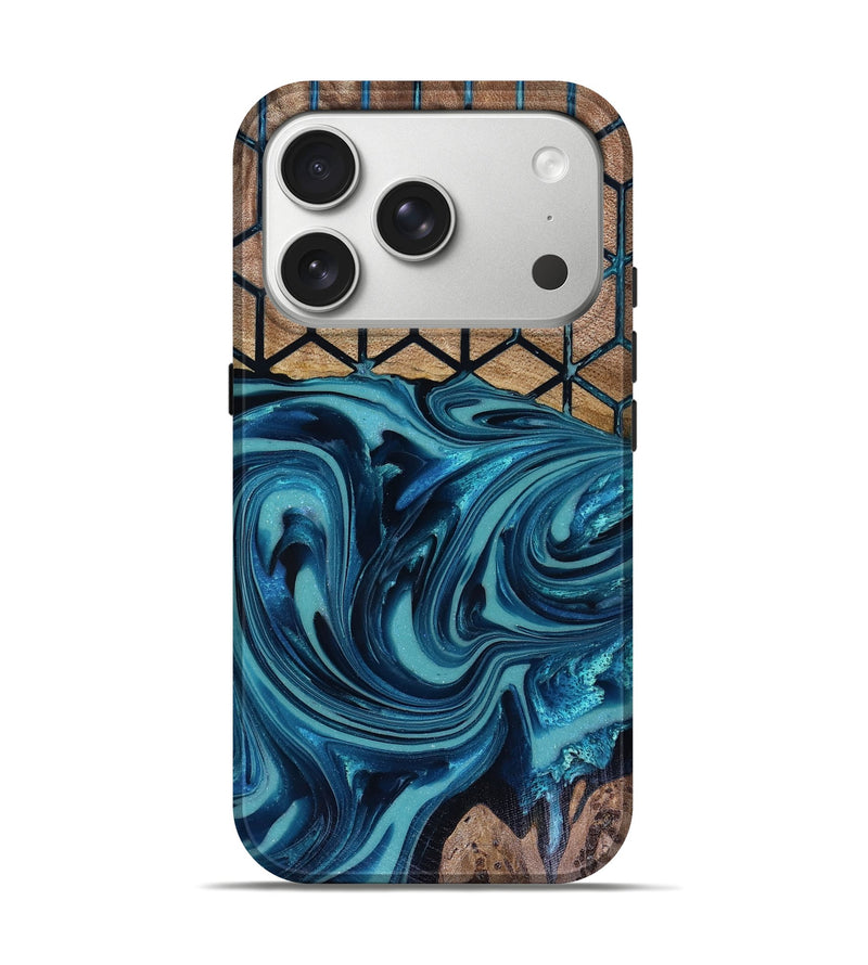 iPhone 17 Pro Wood Live Edge Phone Case - Matheo (Pattern, 817942)
