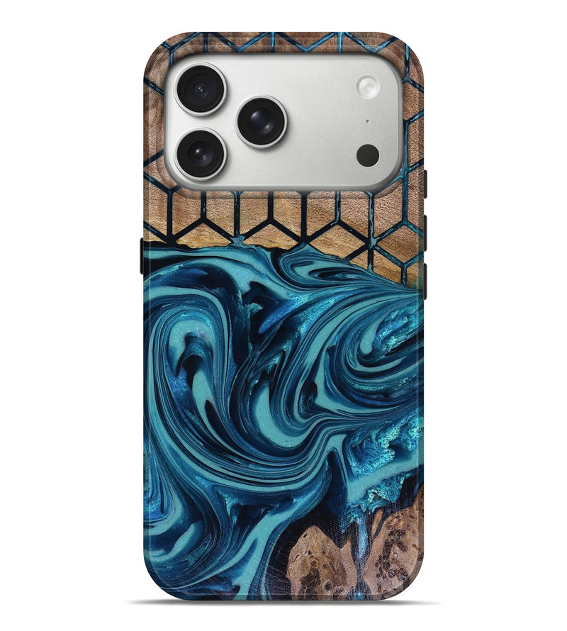 iPhone 17 Pro Max Wood Live Edge Phone Case - Matheo (Pattern, 817942)