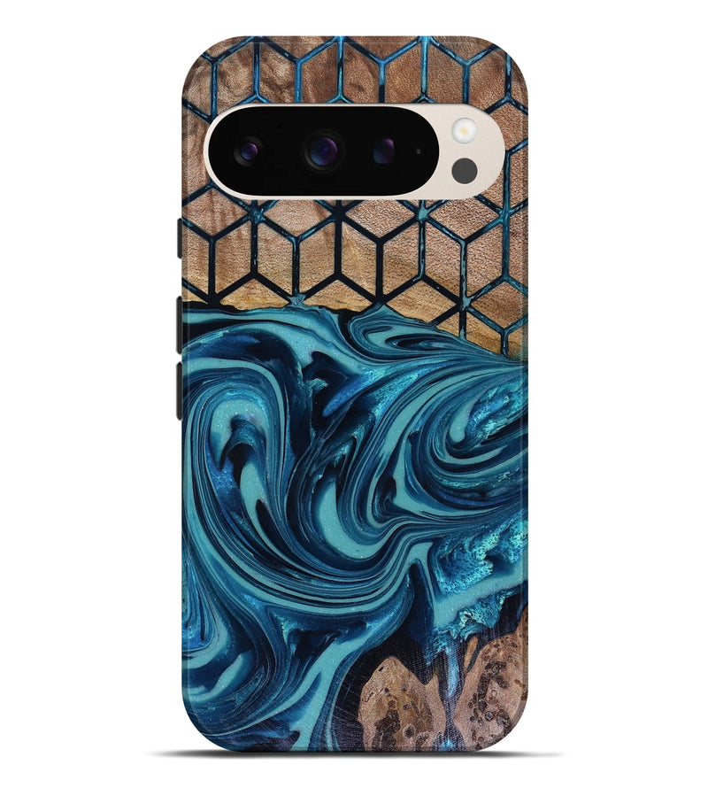 Pixel 9 Pro XL Wood Live Edge Phone Case - Matheo (Pattern, 817942)