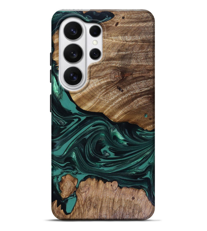 Galaxy S26 Ultra Wood Live Edge Phone Case - Jena (Green, 817944)