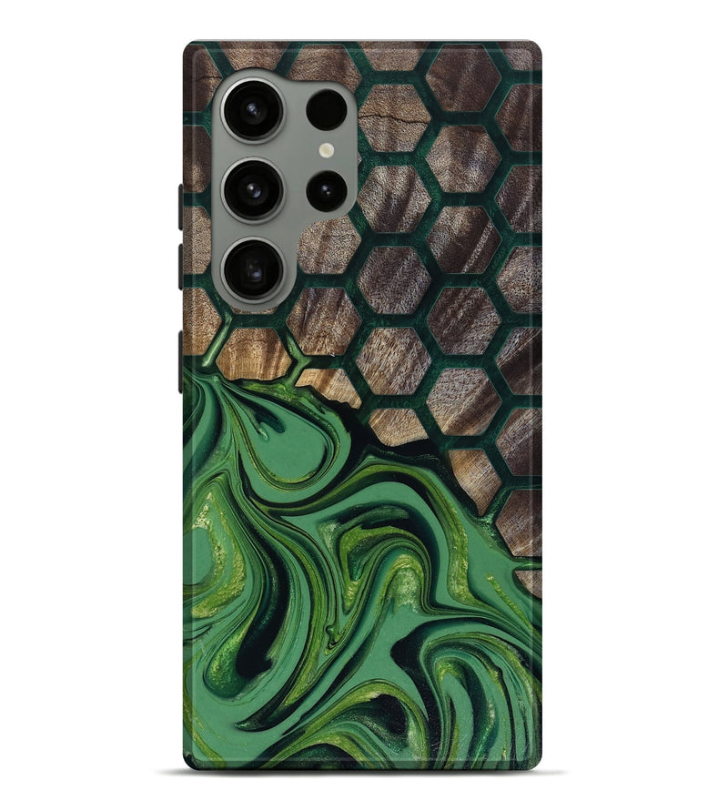 Galaxy S24 Ultra Wood Live Edge Phone Case - Malvina (Pattern, 817945)