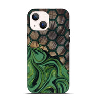 iPhone 14 Wood Live Edge Phone Case - Malvina (Pattern, 817945)
