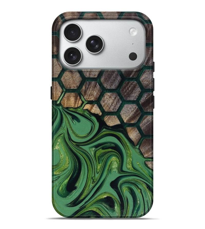 iPhone 18 Pro Max Wood Live Edge Phone Case - Malvina (Pattern, 817945)