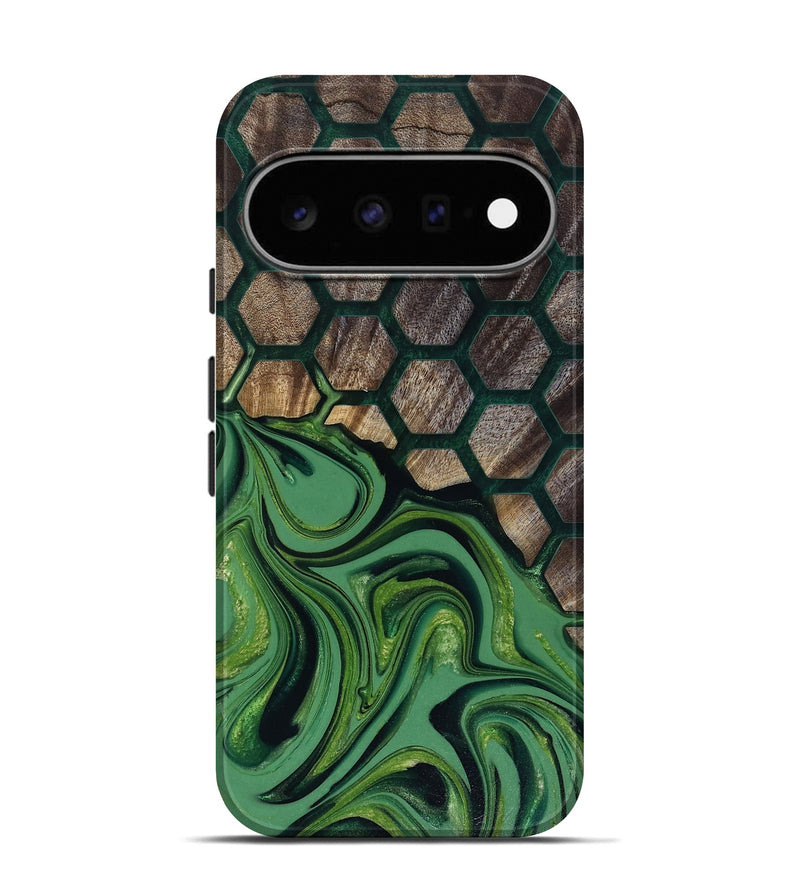 Pixel 11 Pro Wood Live Edge Phone Case - Malvina (Pattern, 817945)