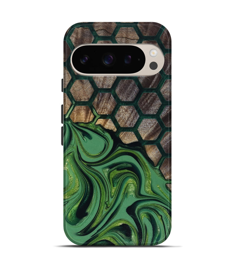 Pixel 9 Pro Wood Live Edge Phone Case - Malvina (Pattern, 817945)