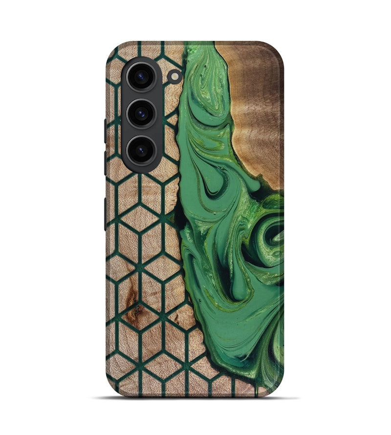 Galaxy S23 Wood Live Edge Phone Case - Hailee (Pattern, 817946)