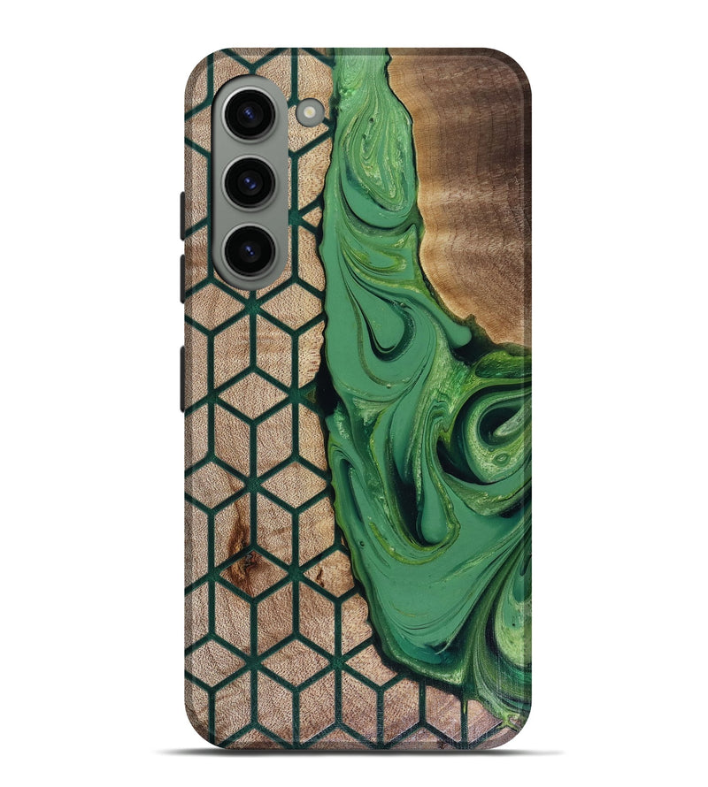 Galaxy S23 Plus Wood Live Edge Phone Case - Hailee (Pattern, 817946)