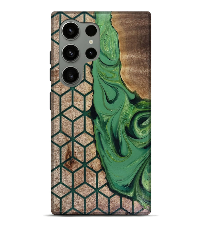 Galaxy S24 Ultra Wood Live Edge Phone Case - Hailee (Pattern, 817946)