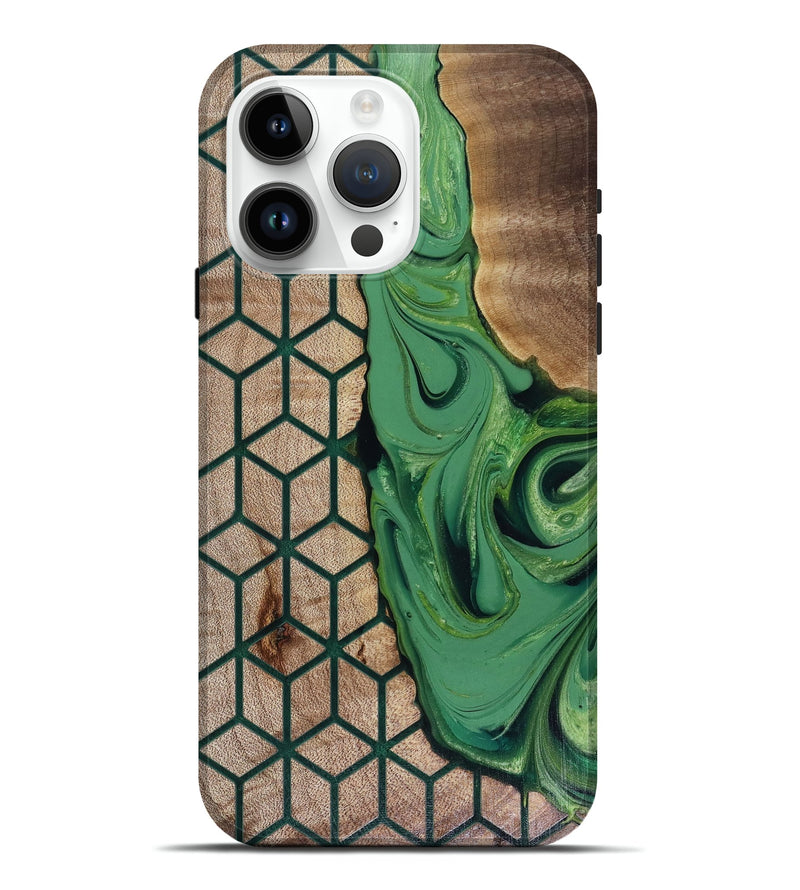 iPhone 15 Pro Max Wood Live Edge Phone Case - Hailee (Pattern, 817946)