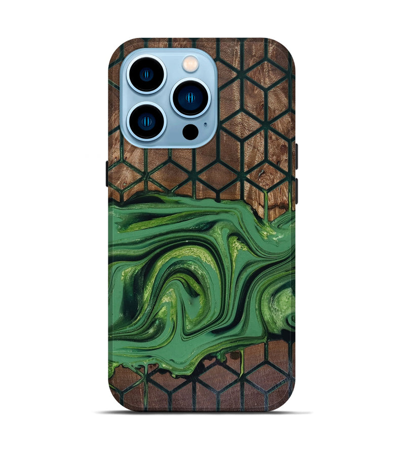iPhone 14 Pro Wood Live Edge Phone Case - Karri (Pattern, 817948)