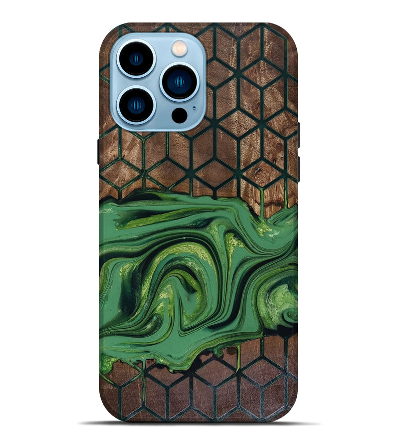 iPhone 14 Pro Max Wood Live Edge Phone Case - Karri (Pattern, 817948)