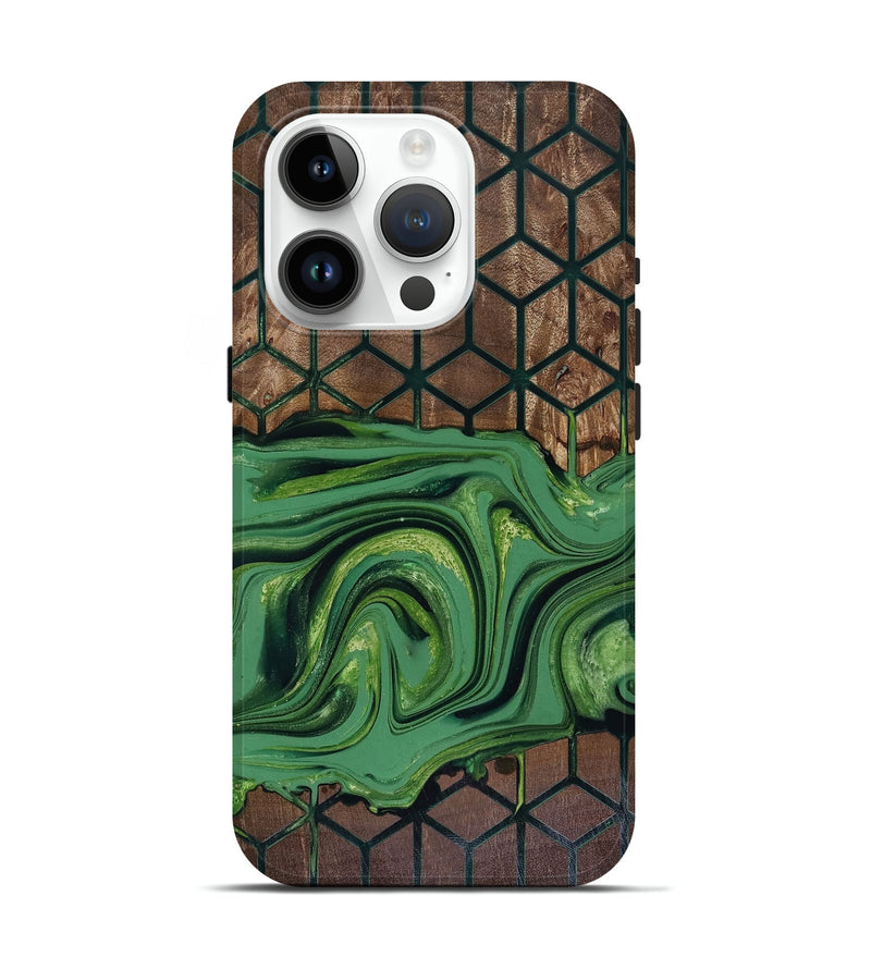 iPhone 15 Pro Wood Live Edge Phone Case - Karri (Pattern, 817948)