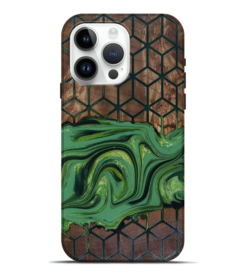 iPhone 15 Pro Max Wood Live Edge Phone Case - Karri (Pattern, 817948)