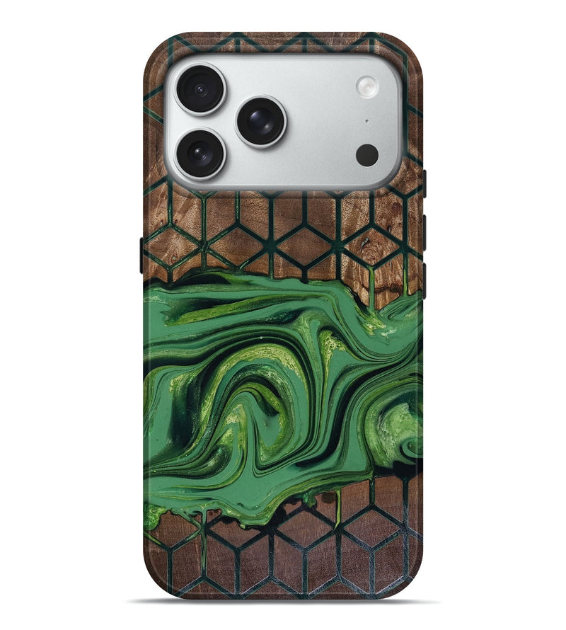 iPhone 18 Pro Max Wood Live Edge Phone Case - Karri (Pattern, 817948)
