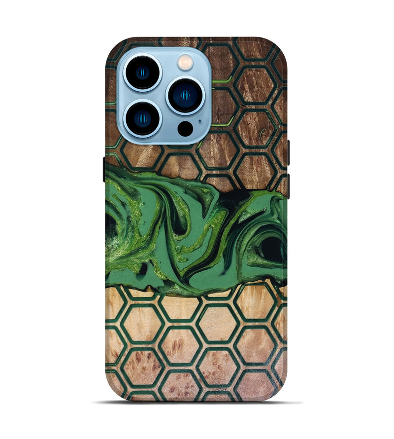 iPhone 14 Pro Wood Live Edge Phone Case - Warren (Pattern, 817949)