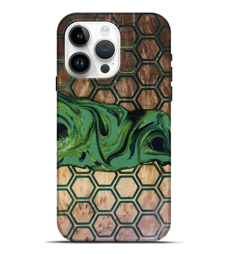 iPhone 15 Pro Max Wood Live Edge Phone Case - Warren (Pattern, 817949)