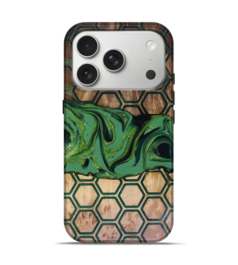 iPhone 17 Pro Wood Live Edge Phone Case - Warren (Pattern, 817949)