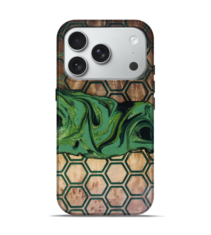 iPhone 18 Pro Wood Live Edge Phone Case - Warren (Pattern, 817949)