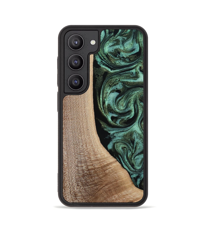 Galaxy S23 Wood Phone Case - Violeta (Green, 817961)