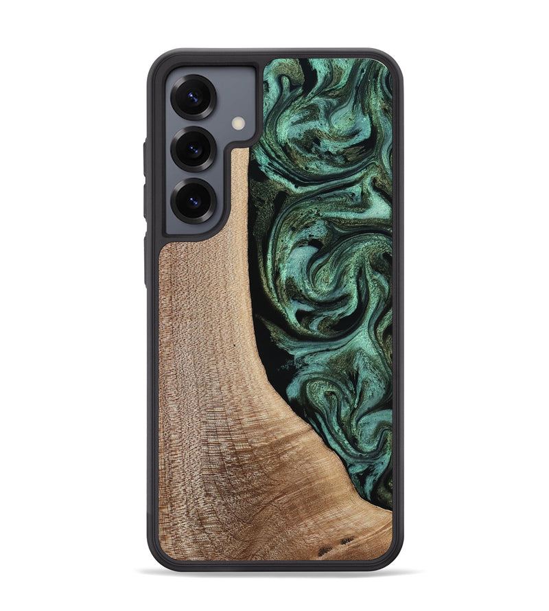 Galaxy S25 Plus Wood Phone Case - Violeta (Green, 817961)