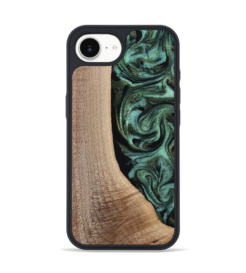 iPhone 16e Wood Phone Case - Violeta (Green, 817961)