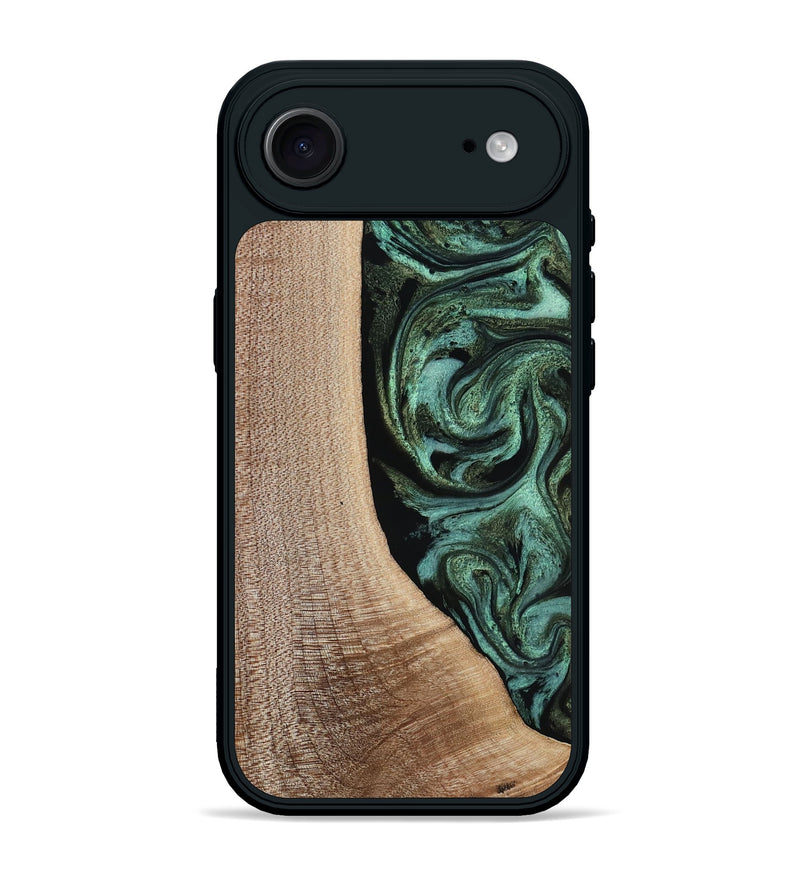 iPhone 17 Air Wood Phone Case - Violeta (Green, 817961)