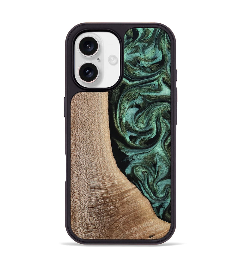 iPhone 17 Wood Phone Case - Violeta (Green, 817961)