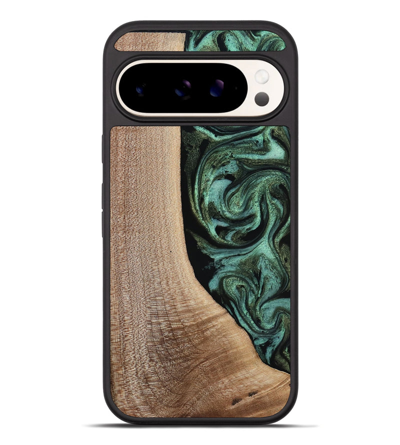 Pixel 10 Pro XL Wood Phone Case - Violeta (Green, 817961)