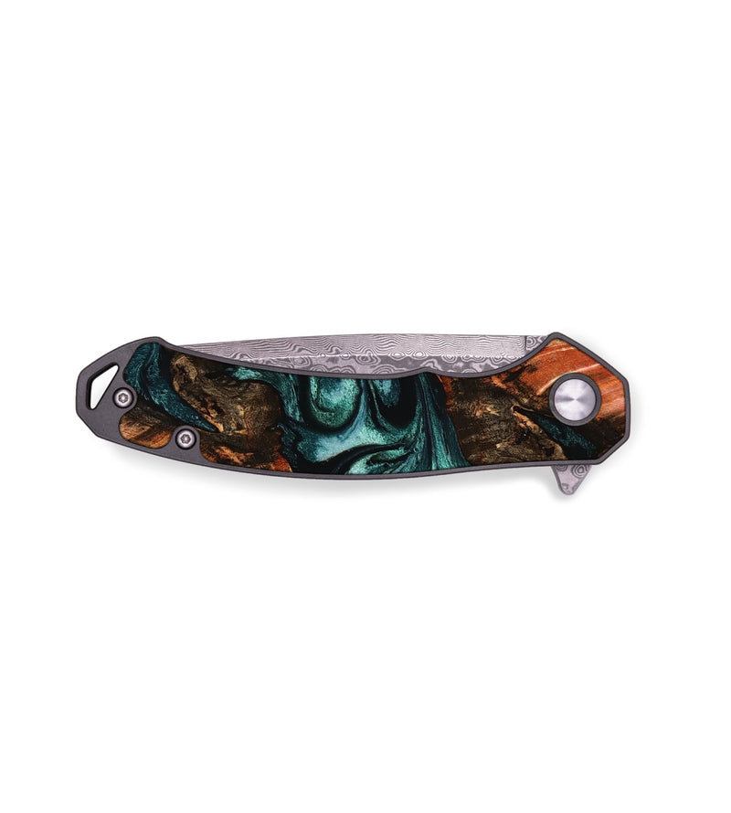 EDC Wood Pocket Knife - Nyra (Green, 817963)