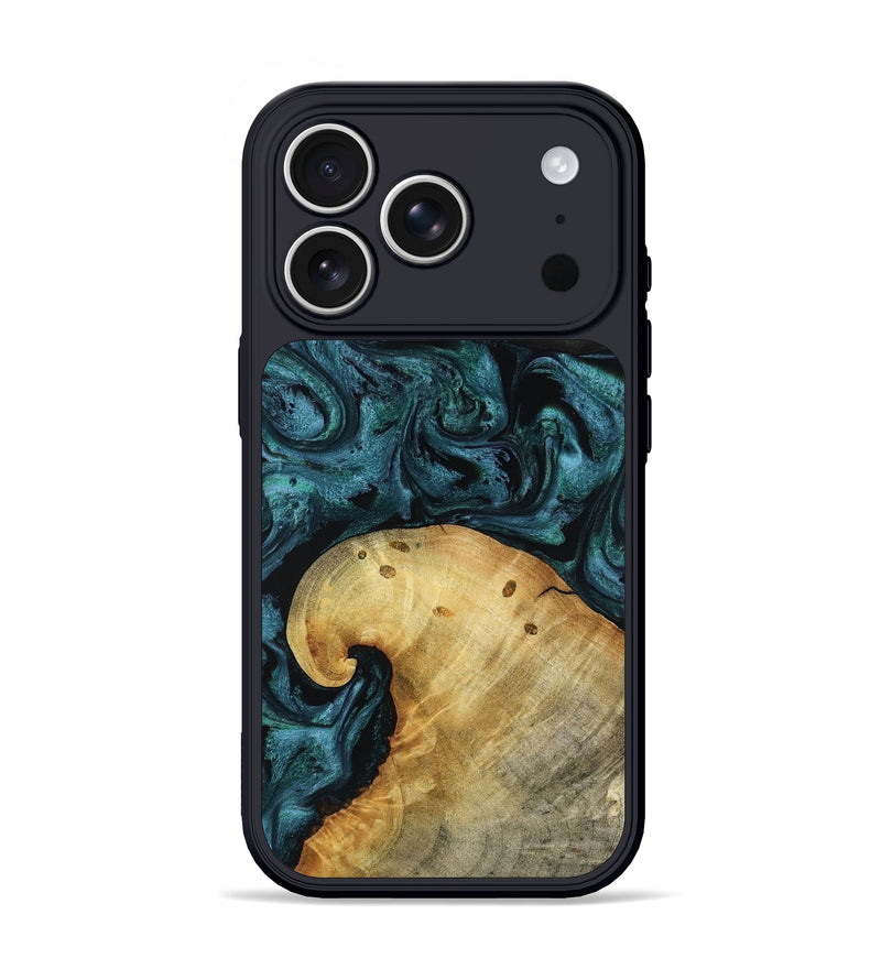 iPhone 17 Pro Wood Phone Case - Karlie (Green, 817964)