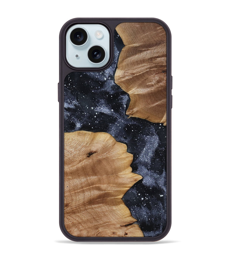 iPhone 15 Plus Wood Phone Case - Saanvi (Cosmos, 817977)