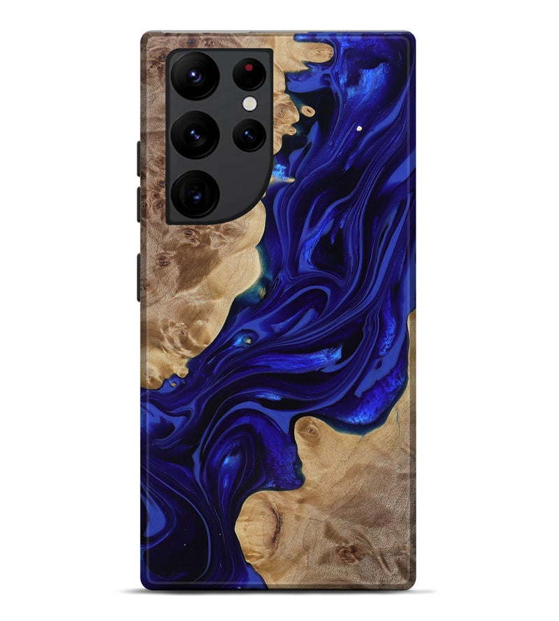 Galaxy S22 Ultra Wood Live Edge Phone Case - Ernst (Purple, 818004)