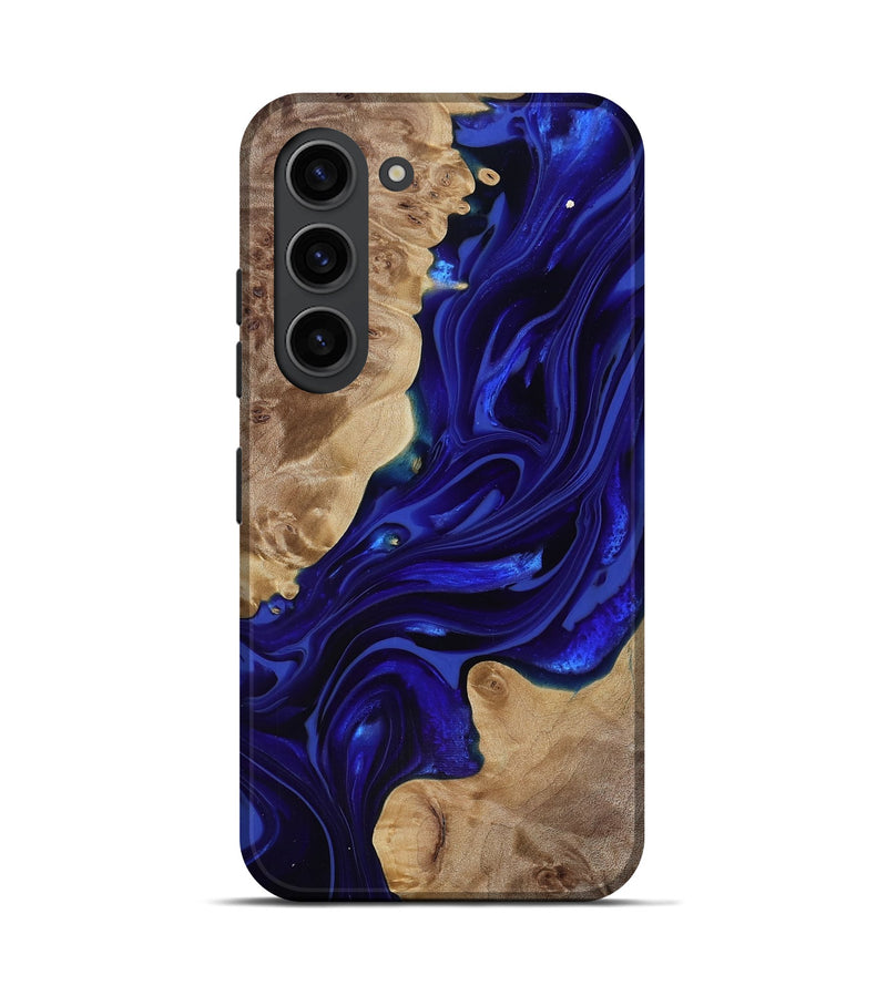 Galaxy S23 Wood Live Edge Phone Case - Ernst (Purple, 818004)