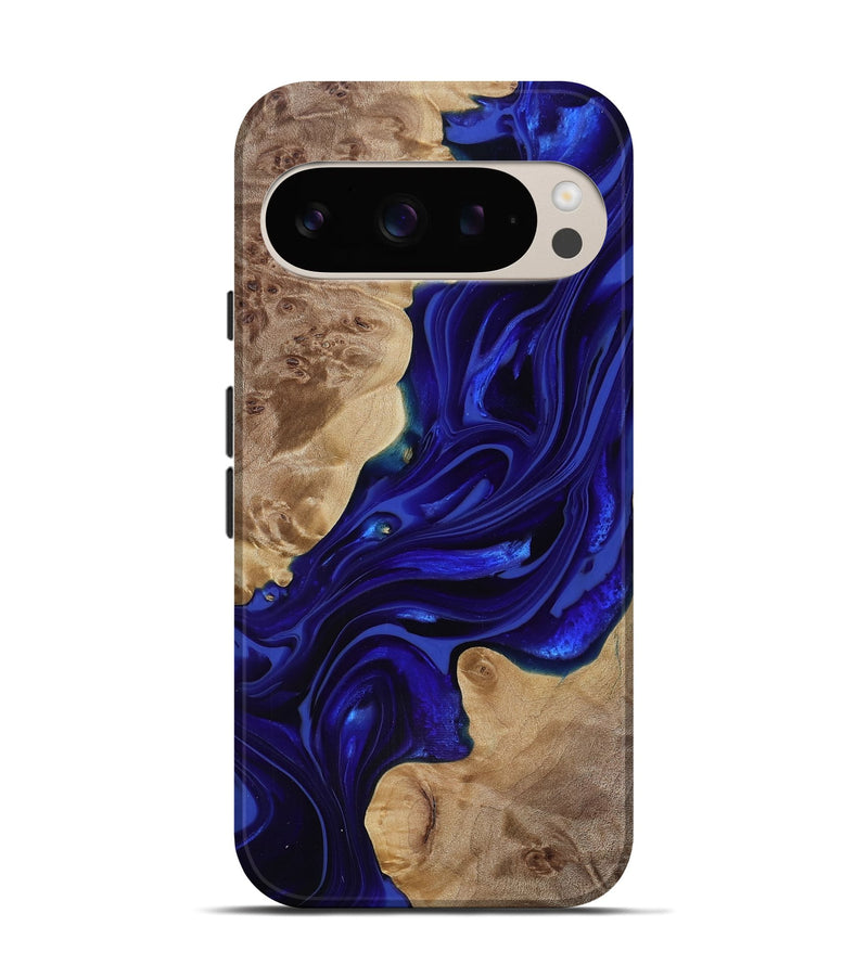 Pixel 9 Wood Live Edge Phone Case - Ernst (Purple, 818004)