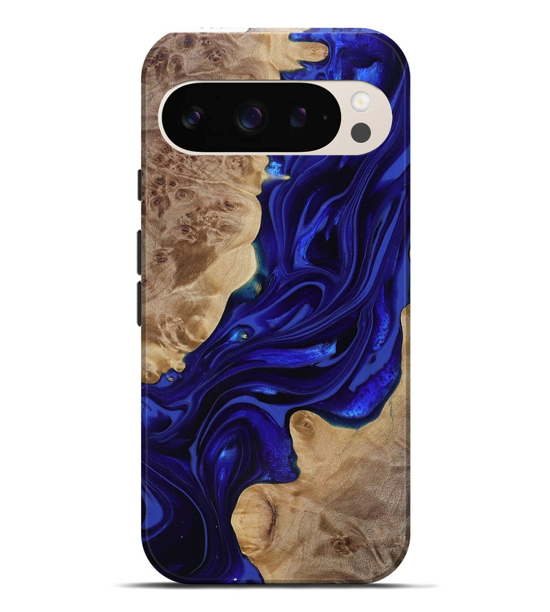 Pixel 9 Pro XL Wood Live Edge Phone Case - Ernst (Purple, 818004)