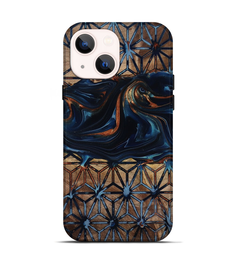iPhone 14 Wood Live Edge Phone Case - Elliot (Pattern, 818008)