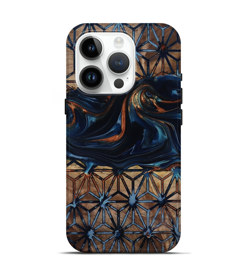iPhone 15 Pro Wood Live Edge Phone Case - Elliot (Pattern, 818008)