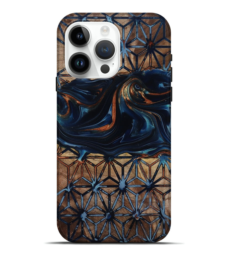 iPhone 15 Pro Max Wood Live Edge Phone Case - Elliot (Pattern, 818008)