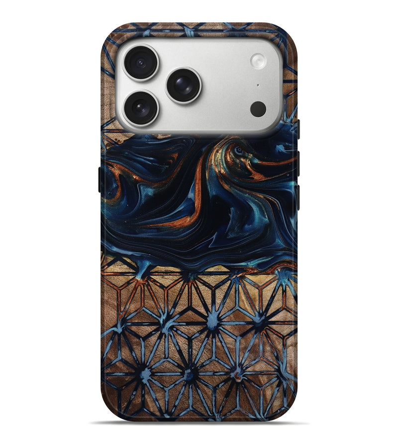 iPhone 17 Pro Max Wood Live Edge Phone Case - Elliot (Pattern, 818008)