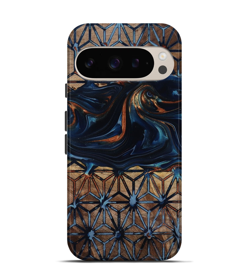 Pixel 9 Pro Wood Live Edge Phone Case - Elliot (Pattern, 818008)