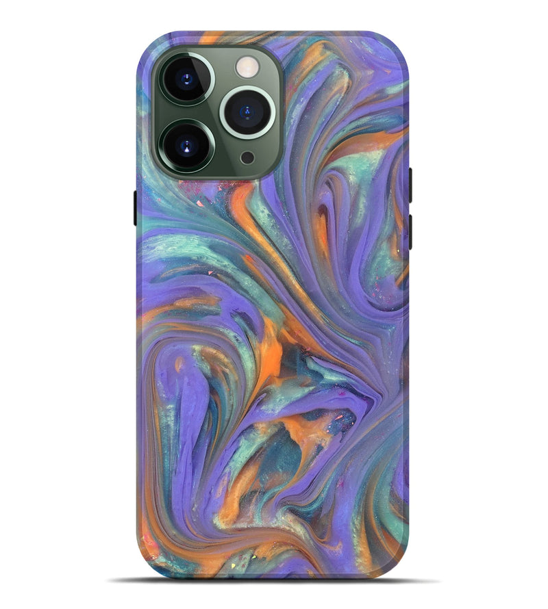 iPhone 13 Pro Max ResinArt Live Edge Phone Case - Brendan (Purple, 818011)