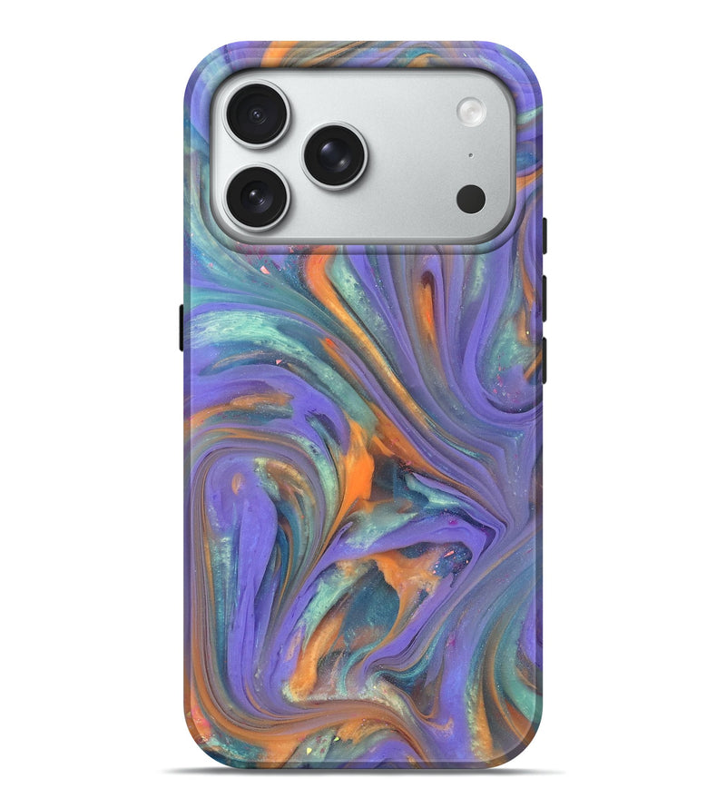 iPhone 18 Pro Max ResinArt Live Edge Phone Case - Brendan (Purple, 818011)