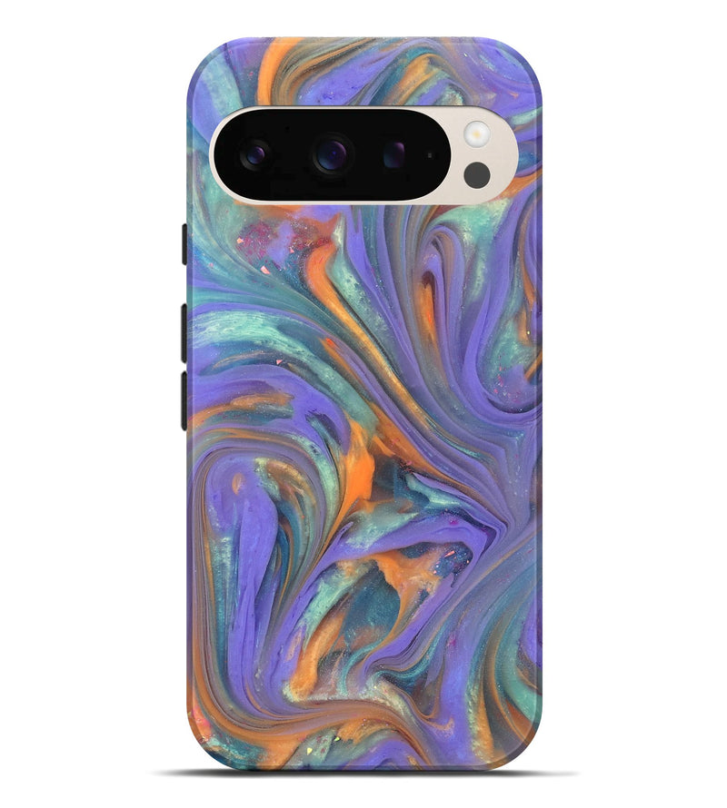 Pixel 10 Pro XL ResinArt Live Edge Phone Case - Brendan (Purple, 818011)